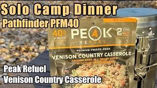Solo Campout - Peak Refuel Venison Country Casserole