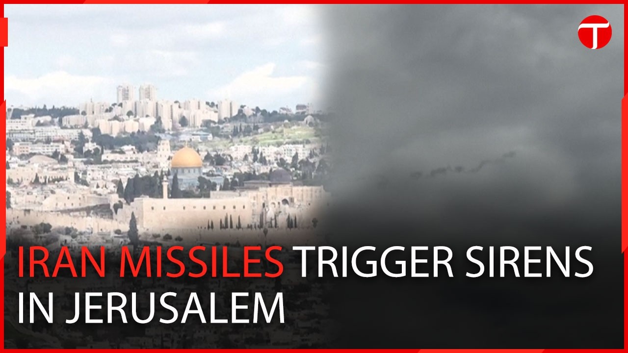 Sirens and explosions heard in Jerusalem after Iran launched missiles towards Israel