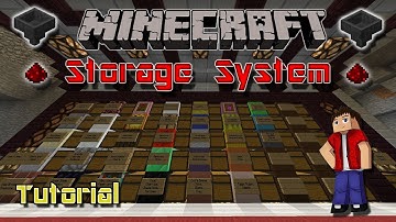 How to build an Automatic Storage System in Minecraft! Works in 1.7 and 1.8!