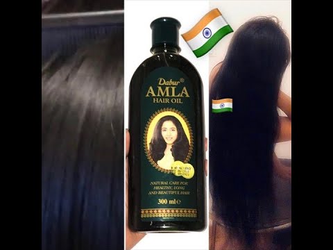 Como aplicar Dabur Amla óleo de cabelo
