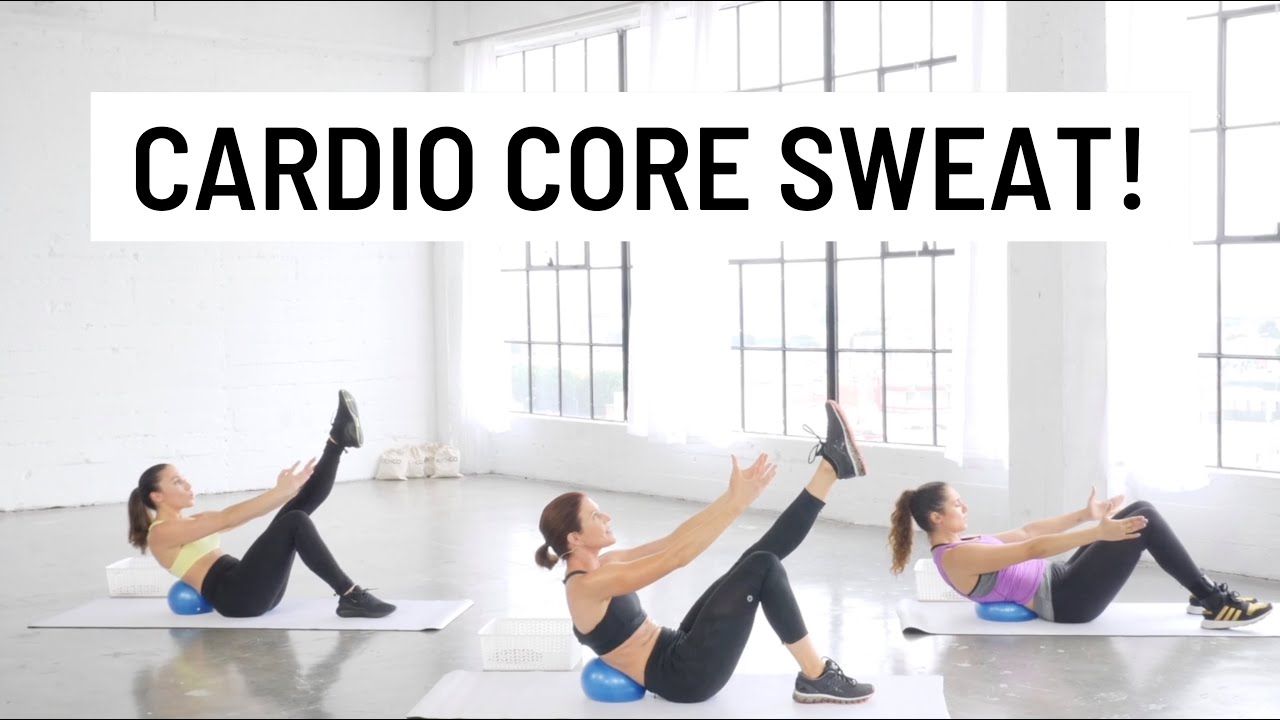 CARDIO CORE SWEAT!  with Kit Rich (Sliders, Ball)