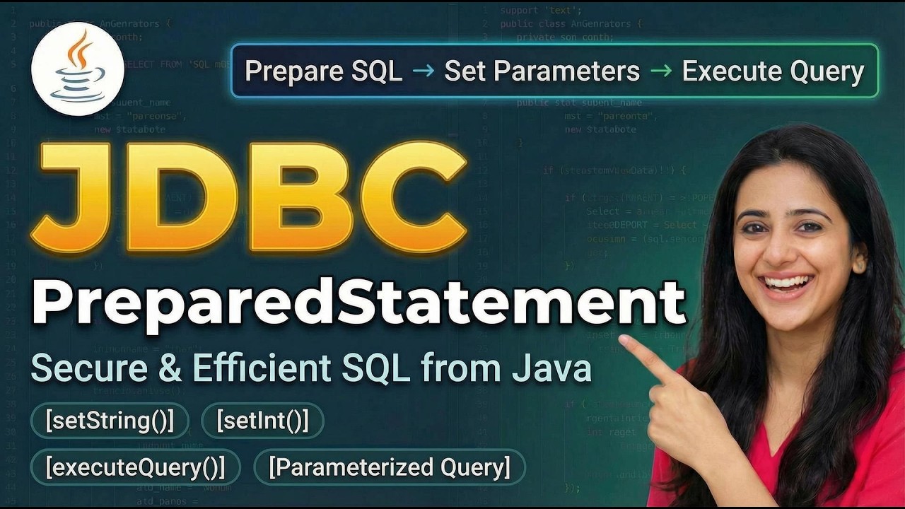 JDBC PreparedStatement Tutorial in Java 🔥 | Prevent SQL Injection ...