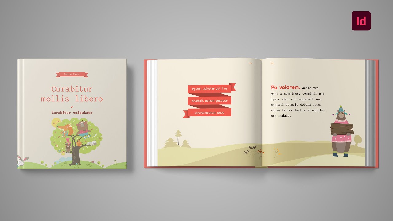 Children's Book Template for InDesign - YouTube children-s-book-template-for-indesign-youtube