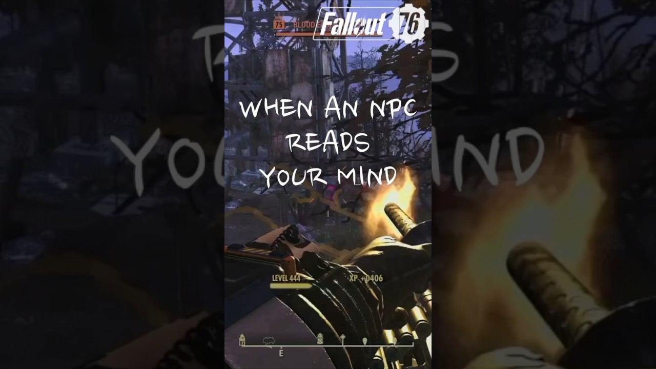Fallout76 NPC read my mind!