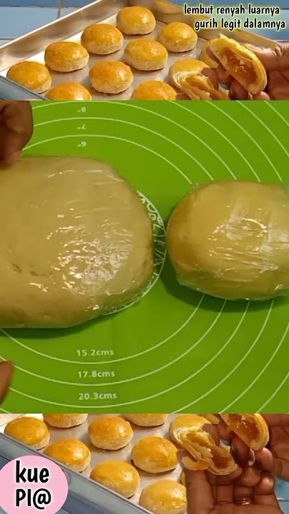 Ternyata gampang banget membuat kue pia yang gurih renyah legit