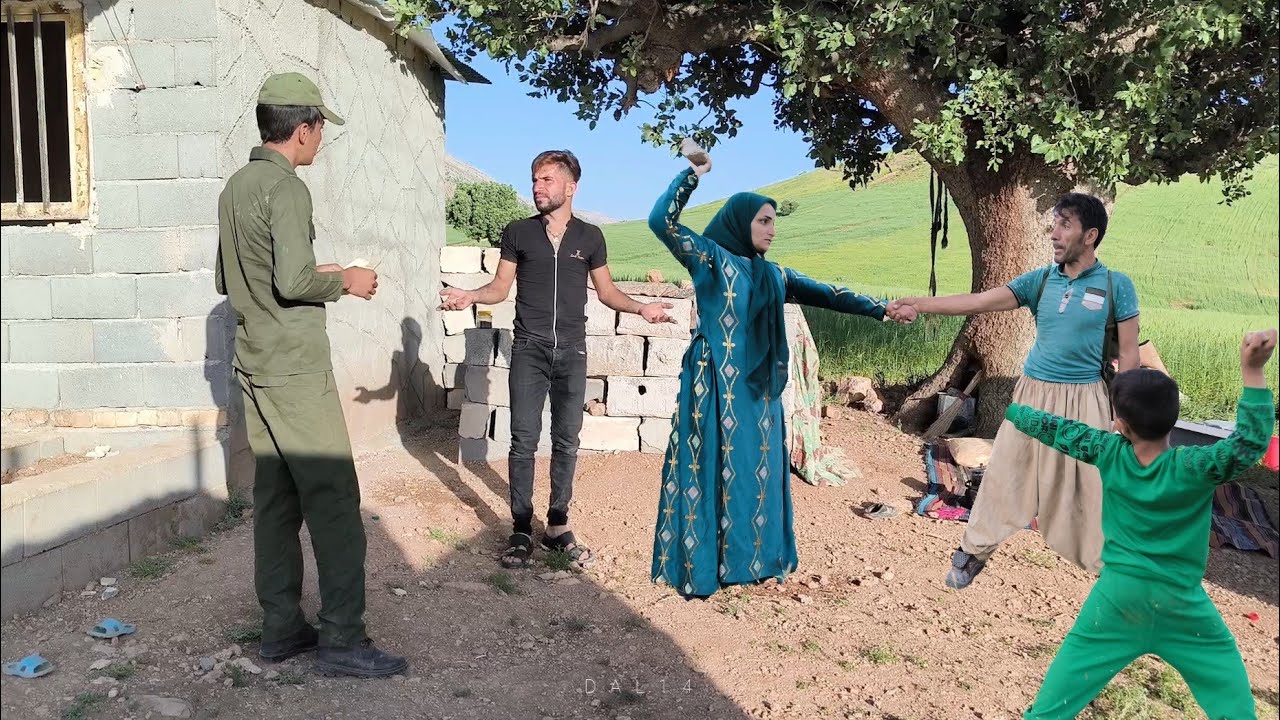 The challenge of rural life.  Babak brought the goats to the buyer and bought a washing machine