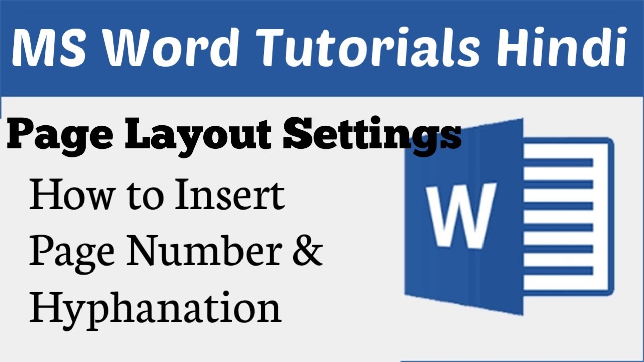 Line Number & Hyphanation | MS Word Tutorial for Beginners 