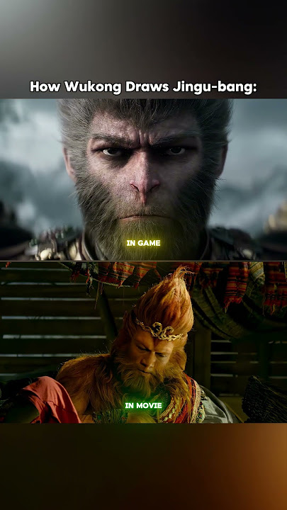 Wukong in Game vs in Movie still df ☠