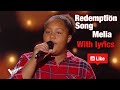 Bob Marley-Redemption Song with lyrics (英語字幕) |Melia| The Voice France