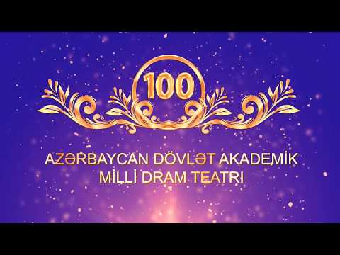 Akademik Milli Dram Teatrı 100 İl Animasiya