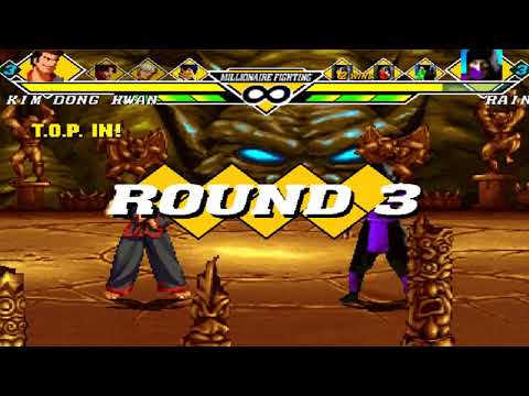 mugen  kof  Kim , Jhun Hoon ,DongHwan,Jae Hoon vs  Rain mk