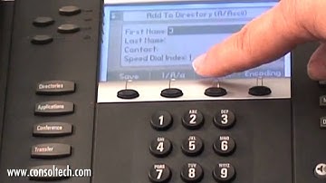 Polycom User Demo -- Adding Contacts