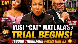 🚨 Vusi “Cat” Matlala’s Trial FINALLY Begins! Tebogo Thobejane Faces Her Ex in Court 😳⚖️