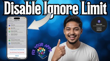 How To Turn Off Ignore Limit on iPhone - Quick Tutorial