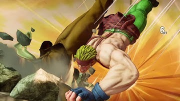 Street Fighter V: Alex Crush Counter Sweep V Trigger Setup