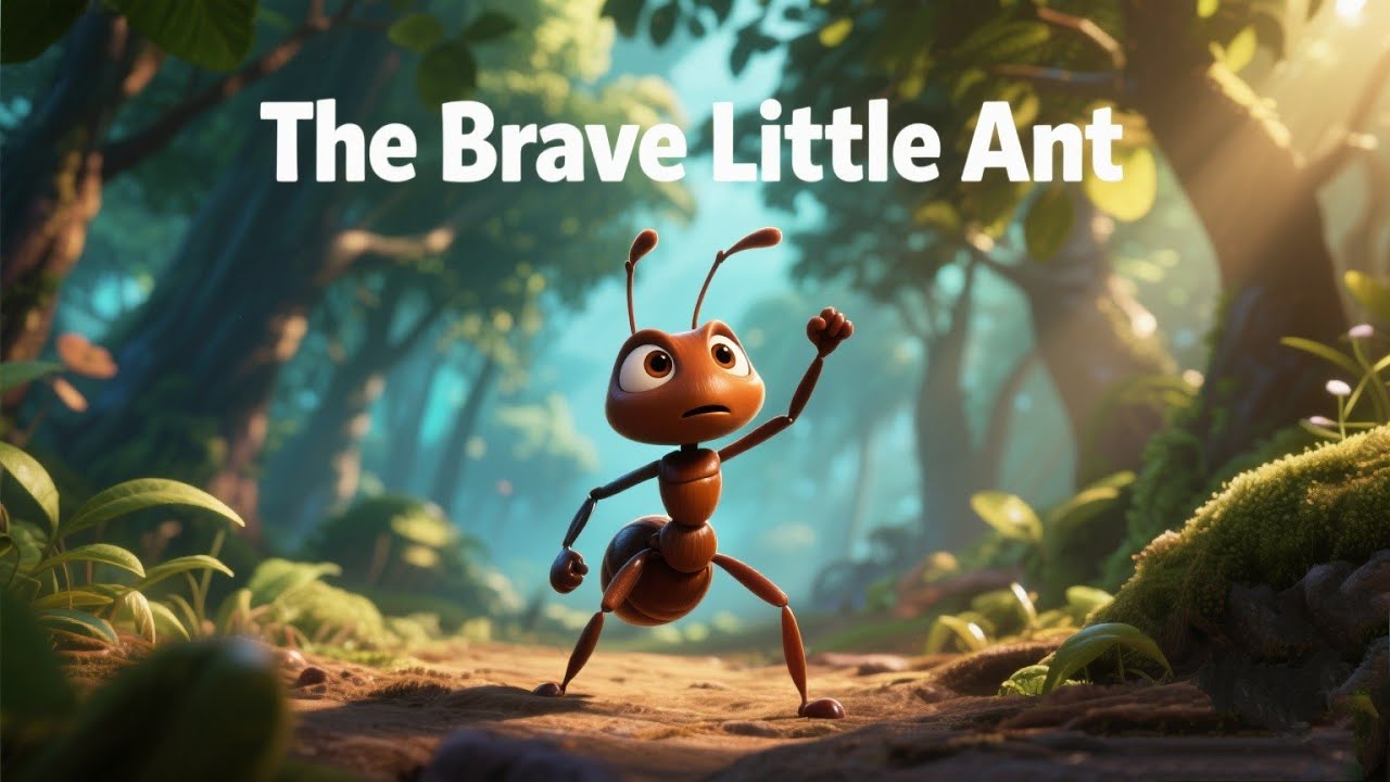 The Brave Little Ant | A Heartwarming Story of Courage, Friendship, and Teamwork