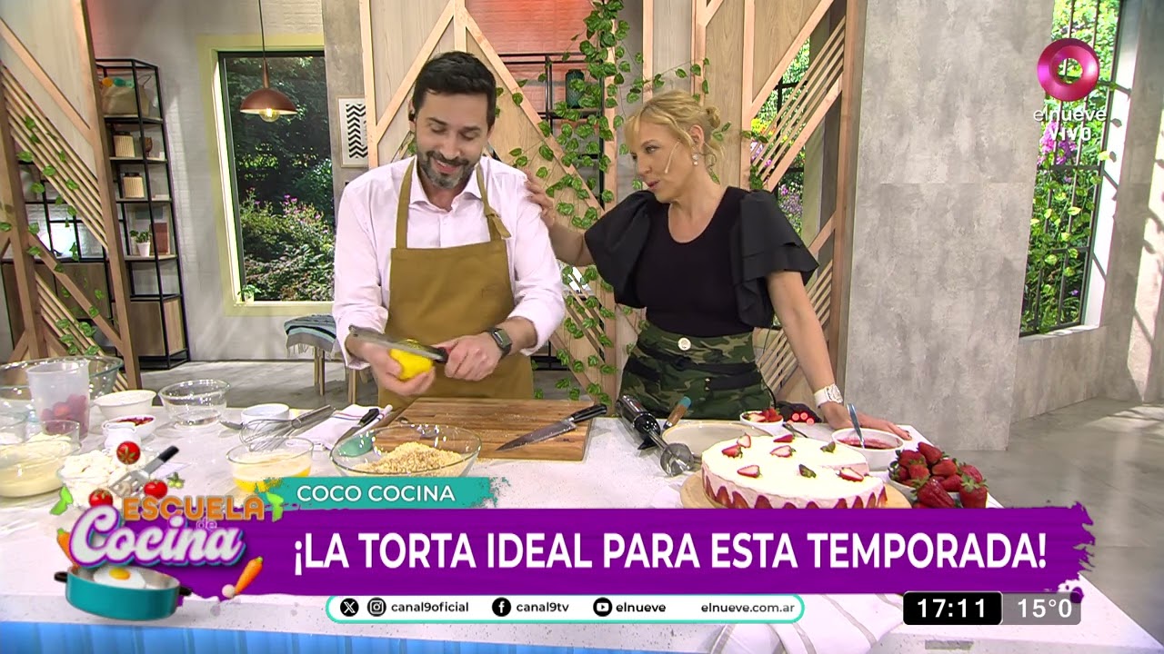 Escuela de Cocina: Torta mousse de frutillas | Programa del 02 de noviembre de 2023