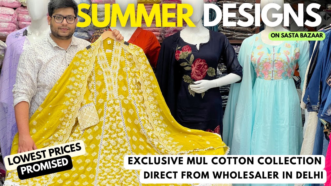 Designer Kurtis and Anarkali In India | Biggest Mul Cotton Collection | Summer Trending Kurtis India