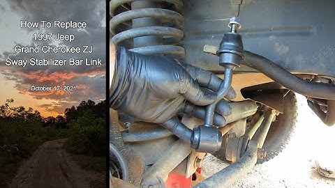 How To Replace 1997 Jeep Grand Cherokee ZJ Sway Stabilizer Bar Link