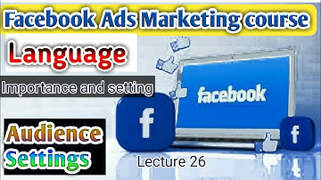 How To Change language In Facebook Ads Manager|Facebook Ads Course Lecture26 #madinamovementofficial
