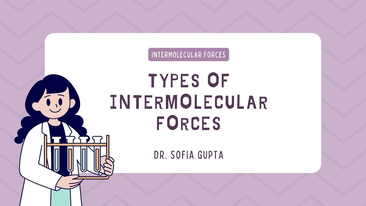 Types of Intermolecular Forces | Intermolecular Forces | Dr. Sofia Gupta