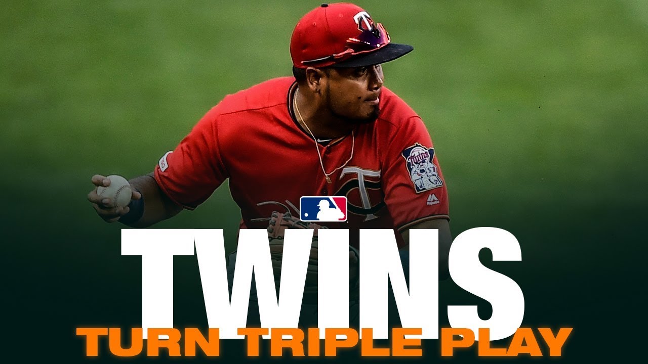 WATCH: Twins turn season's second triple play against Edwin Encarnacion and the Yankees