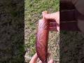 Custom knife and sheath available. #customleather #knifesheath #damascus