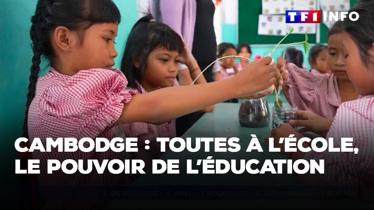 Cambodge : toutes à l’école, le pouvoir de l'éducation｜TF1 INFO