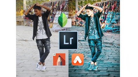 Photo retouching in Android ||Lightroom||Snapseed||Autodesk Sketchbook||Airbrush||