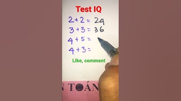 Test IQ | Chọn đáp án cho bài toán logic #tuanmanhtoan #shortvideo #toanhoc #đại_số