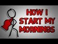 Morning Routine For Productivity - How I Start My Mornings (animated)