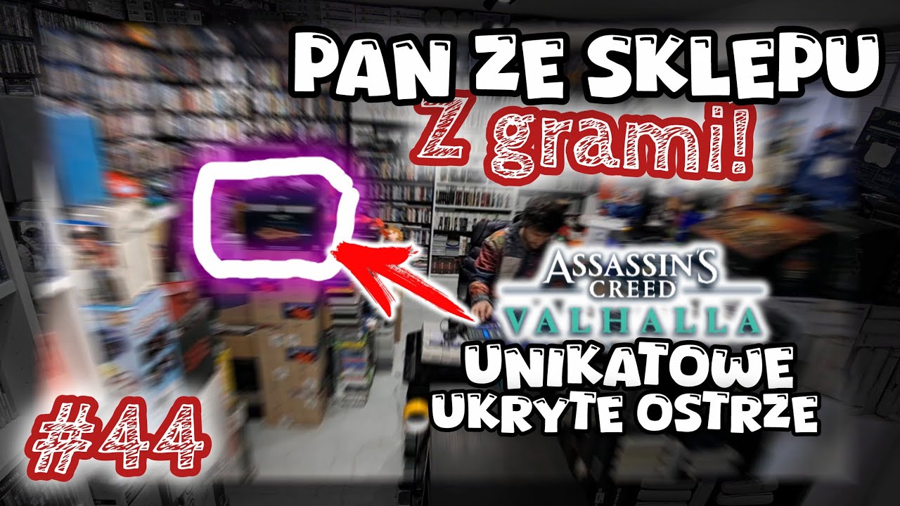 Pan ze Sklepu z Grami [#44]: Unikatowe Ukryte Ostrze Assassin's Creed Valhalla 😳 #ubisoft 