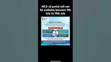 MCA Portal Big update #mcav3portal #mcafiling #CAnitin #perfectcompliance