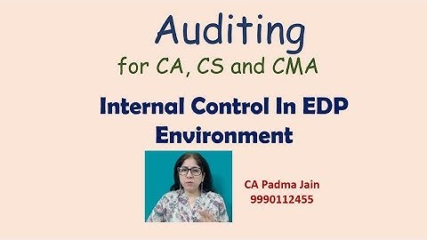Internal Controls in EDP Environment