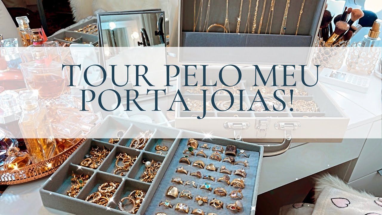 Tour pelo meu Porta jóias!💎💍