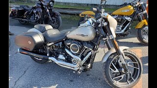 2019 Harley Sport Glide FLSB demo ride
