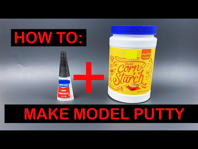 How To Make The EASIEST DIY Plastic Model Putty For Scale Model Kits 