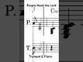 People Need the Lord | Trumpet & Piano