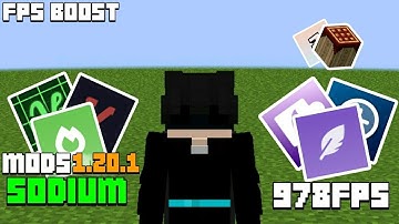 SODIUM MODS [ 1.20.1 ] | BOOST FPS 100++ | Pojav/Zalith | SURVIVAL/CPVP