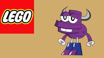 How to build LEGO Mixels Wiztastics Oozly - Stop Motion Build  | Bricks and Clay Play