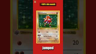 🔥 Hitmonchan up 140% this month! Now £20.76 📈 #pokemoncards #shorts