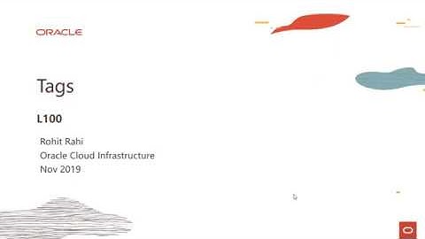 IAM Level 100 - Part 5: Tags and Tag Namespaces