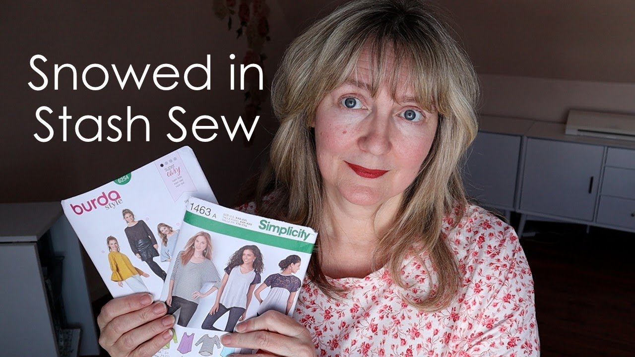 Snowed in and Sewing from my Stash