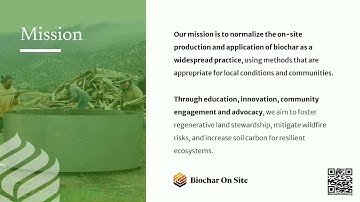 Biochar on Site Introduction
