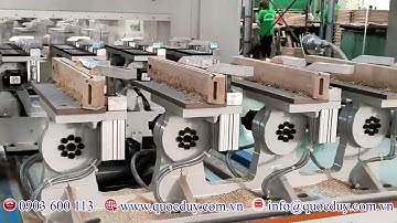 Máy CNC 16 Dao 4 Trục Bàn Kẹp Xoay Đa Năng Kingwoodmac KW T4X4 24S