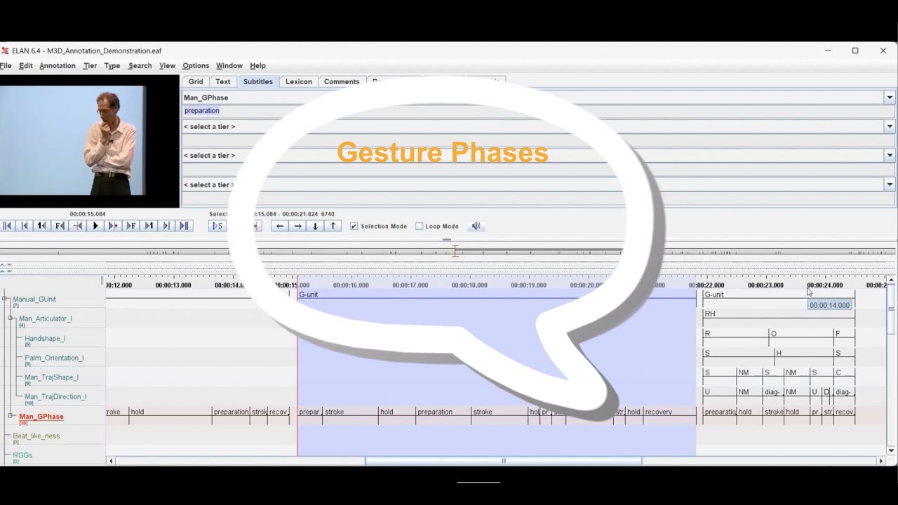 Gesture Phases: Let's annotate together! (M3D Training Program)