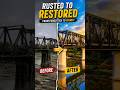 😱 100-Year-Old Rusted Bridge Transformed Into This! #beforeandafter #timelapse #bridge