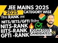 🔥✅josaa/csab 2025 category Wise expected cutoffs for nits/iiits/gfti!cse/Ece cutoffs!#jeemains2025