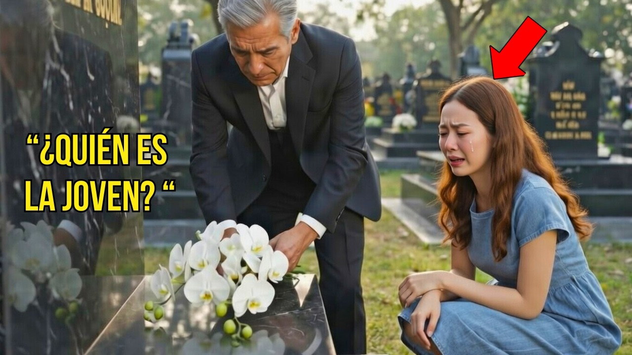 Millonario Visita la Tumba de su Hijo y Encuentra a una Joven Llorando... Historia conmovedora