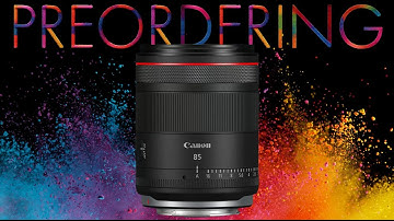 BREAKING: The Canon RF 85mm f/1.4 L VCM IS HERE!